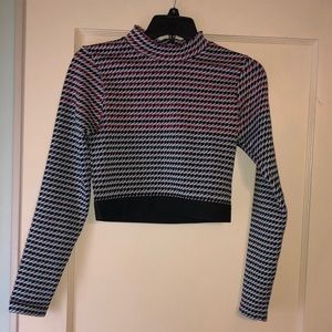 Fabletics Camryn Houndstooth Seamless Long-Sleeve